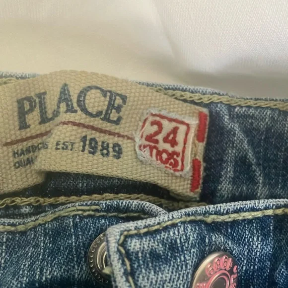 Kids Green Blouse Orange Patterned Kids Top and Ruffled Bell Bottom Jeans - Picture 7 of 7